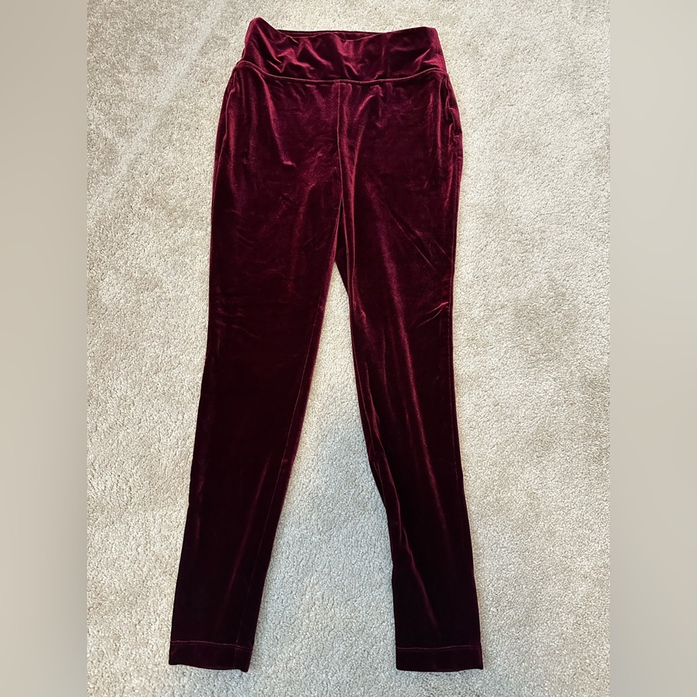 INC Velvet Burgundy Women's Leggings